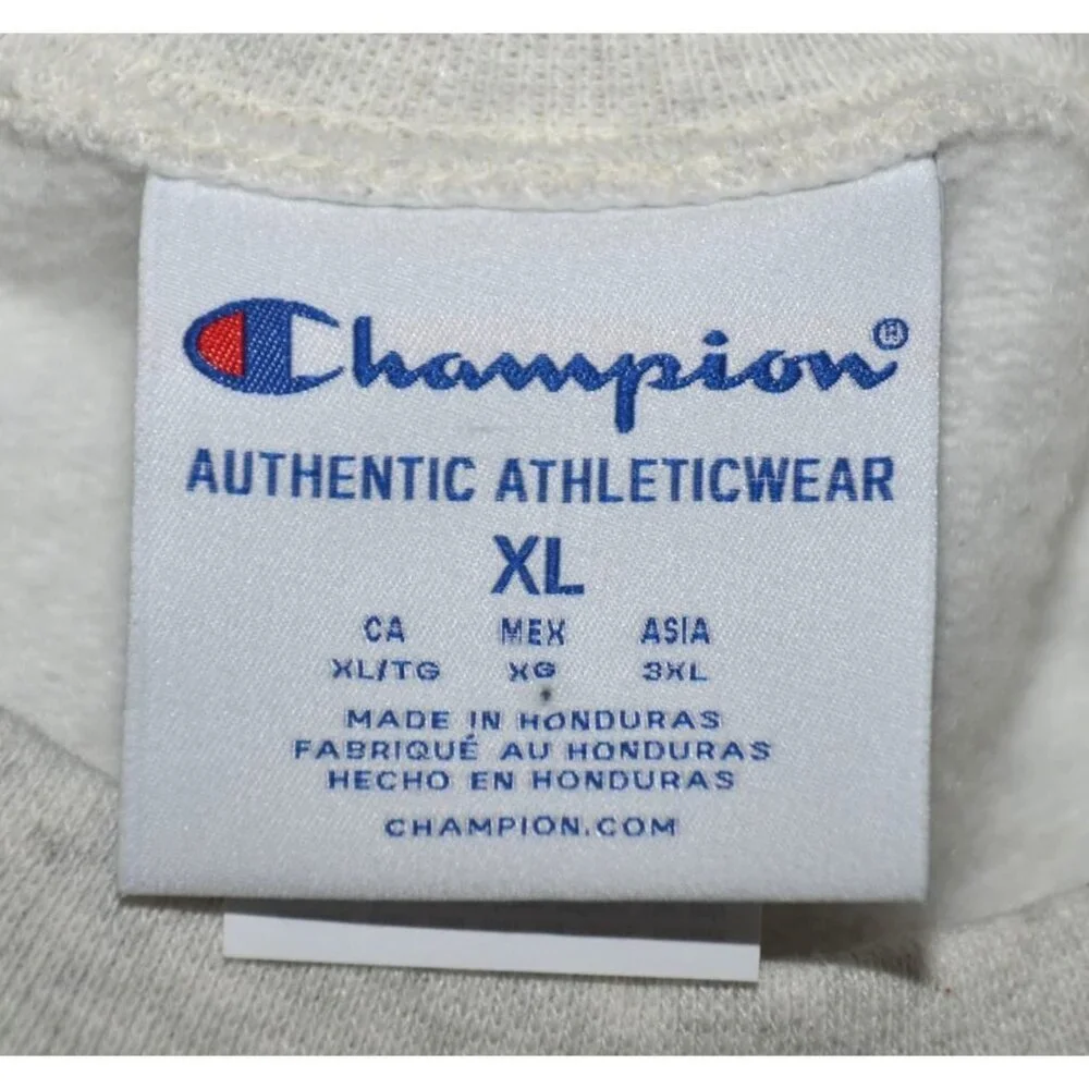 Champion Mens Unisex XL University Of Mississippi Sweatshirt Embroidered Logo - Picture 6 of 8